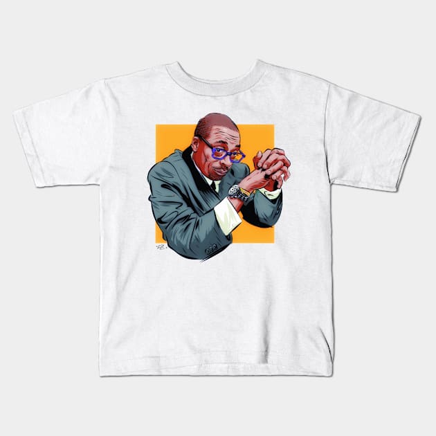 Spike Lee - An illustration by Paul Cemmick Kids T-Shirt by PLAYDIGITAL2020